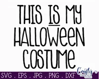 This Is My Halloween Costume | Kid’s Halloween Svg Design Product Image 2
