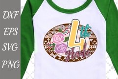 Back to School Svg, FOURTH GRADE SVG, 4th Grade Svg,School S Product Image 1