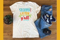 Second Grade y&#039;all SVG Cut File - Back to School SVG DXF EPS Product Image 2