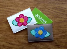 ITH Simple Flower Gift Card Holder - All Occasion Gift Card Holder - Machine Embroidery Product Image 4