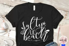Salty lil' beach - Summer SVG EPS DXF PNG Cut File Product Image 3