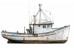 Old Fishing Boat Background Wallpaper Product Image 1