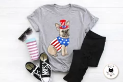4th Of July Dog PNG Design | Patriotic Sublimation Design Product Image 3