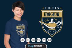 Life is Magical Hand Drawn Lettering SVG Product Image 1