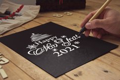 Christmas svg Happy new year 2021 svg Winter svg Product Image 8