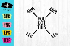 You Got This SVG Cut File Product Image 1