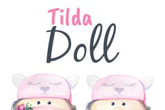 watercolor handmade tilda dolls Product Image 3