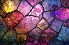 Stained Glass Vibrant Full Color Background Wallpaper Product Image 1