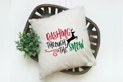 Dashing Through the Snow SVG File - Christmas SVG File Product Image 6