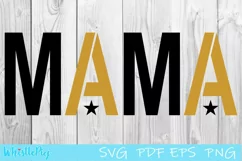 Mama Life Star SVG PDF EPS Bee SVG Mom Life Motherhood Star Product Image 2