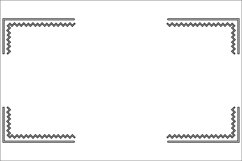 Square black frame. Transparent box template. Black frame Product Image 1