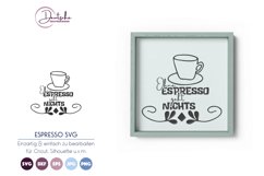 Ohne Espresso geht Nichts SVG| Kaffeetasse SVG Product Image 1