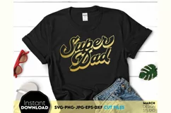 Fathers Day SVG Daddy SVG Fathers Day Shirt SVG Gift For Him Product Image 1