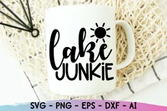 Lake Junkie Svg, Summer Svg, Lake Life Svg, Vacation Svg Product Image 4