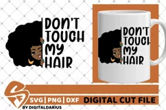 Peeking Girl svg,Graduation, Black Woman svg, Afro Hair svg Product Image 1