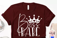 Boss babe - Women Empowerment EPS SVG DXF PNG Product Image 4