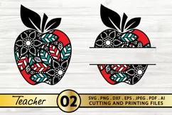 Teacher SVG PNG EPS DXF Files for Cutting and Printing Product Image 2