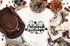 Celebrate Autumn SVG Cutting File | Autumn Fall SVG Product Image 1