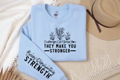 Challenges Can&#039;t Break You Sleeve SVG, Positivity Sleeve SVG Product Image 2