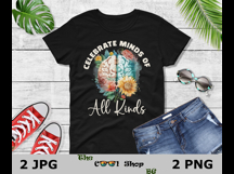 Celebrate Minds Of All Kinds Png, Autism Png Product Image 2