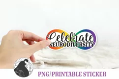 Autism PNG, Neurodiversity Digital Sticker Product Image 3