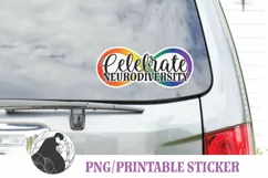 Autism PNG, Neurodiversity Digital Sticker Product Image 1