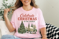 Celebrate the christmas in the church PNG, Christian Product Image 4
