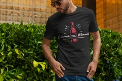 Beer Quotes T shirt Design, Celebrate The Moments
