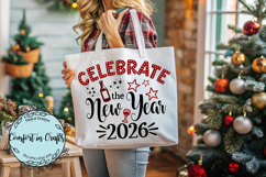 Celebrate the New Year 2026 SVG and Sublimation design Product Image 1