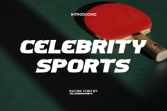 Celebrity Sports Font Product Image 1
