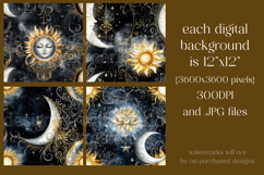 Fantasy Patterns, Sun Moon Seamless Patterns, Universe, s2 Product Image 2