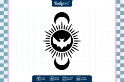 Celestial Bat Halloween SVG Product Image 3