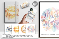 Celestial Boho Mother Digital Paper Product Image 1