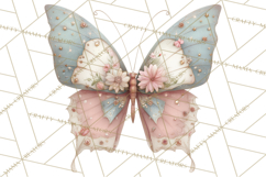 Celestial Butterfly PNG, Dreamy Pastel Clipart, Starry Wings Product Image 3