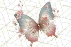 Celestial Butterfly PNG, Dreamy Pastel Clipart, Starry Wings Product Image 5