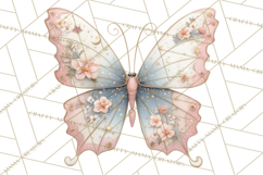 Celestial Butterfly PNG, Dreamy Pastel Clipart, Starry Wings Product Image 2
