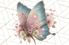 Celestial Butterfly PNG, Dreamy Pastel Clipart, Starry Wings Product Image 4