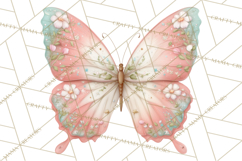 Celestial Butterfly PNG, Dreamy Pastel Clipart, Starry Wings Product Image 4