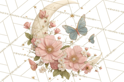 Celestial Butterfly PNG, Dreamy Pastel Clipart, Starry Wings Product Image 4