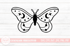 Celestial Butterfly SVG Cut File Product Image 1