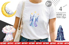 Celestial Moon Ghost Sublimation Product Image 1