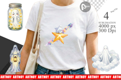 Celestial Moon Ghost Sublimation Product Image 1