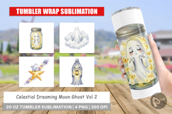 Celestial Moon Ghost Tumbler Product Image 1