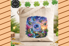 Celestial Garden Fantasy Backdrops Digital Paper Product Image 4