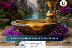 Celestial Gardens Fantasy Digital Papers Backgrounds Space Product Image 17