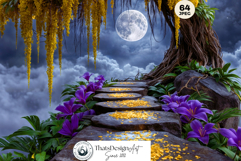 Celestial Gardens Fantasy Digital Papers Backgrounds Space Product Image 3