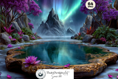 Celestial Gardens Fantasy Digital Papers Backgrounds Space Product Image 6