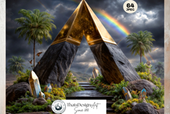 Celestial Gardens Fantasy Digital Papers Backgrounds Space Product Image 8