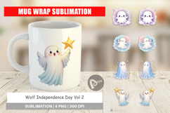 Mug Wrap Celestial Ghosts Product Image 1