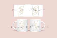 celestial hands coffee glass wrap svg glass mug svg presized for 11oz and 15oz glass ready to cut and sublimation files